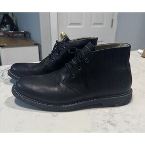 Timberland Men’s Belanger Waterproof Boots Earthkeepers Black Leather Sz 11